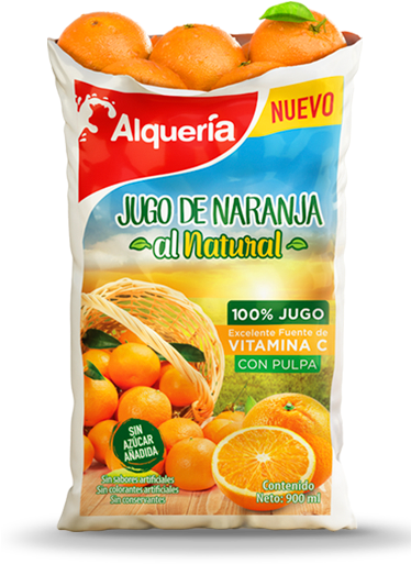 Jugo Al Natural - Jugo Alqueria (373x570), Png Download