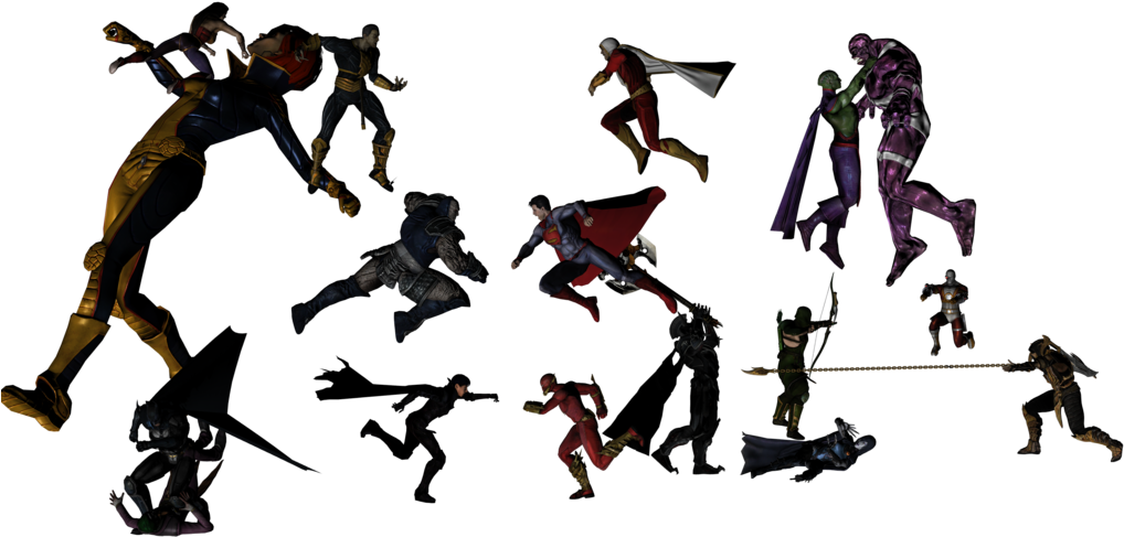 Clash Of The Superhero Dlc Characters - Injustice Gods Among Us Stage Characters (1024x529), Png Download