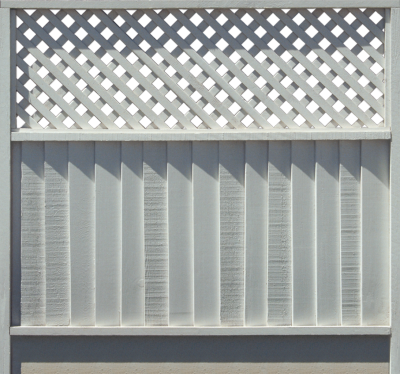 Wood Fence Textures Pack With Transparent Png Png Images - White Fence With Holes (400x374), Png Download