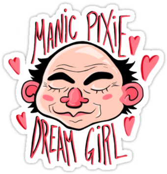 Manic Pixie Danny Devito Girl&quot - Girl (375x360), Png Download