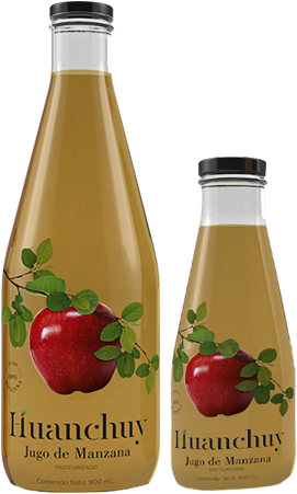Jugo De Manzana Huanchuy - Apple Juice (464x574), Png Download