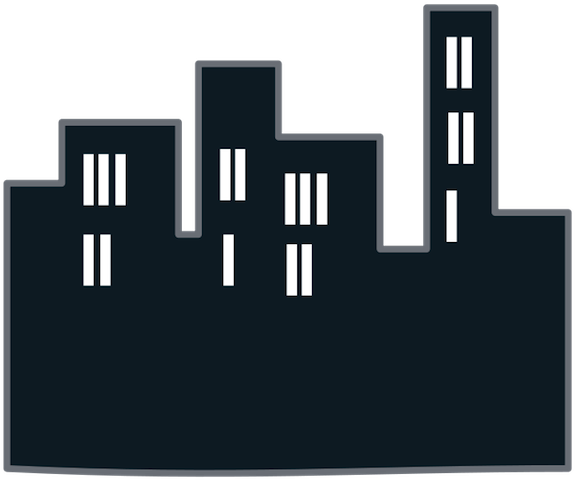 Superman Clipart Backdrop - Building Superhero (600x518), Png Download