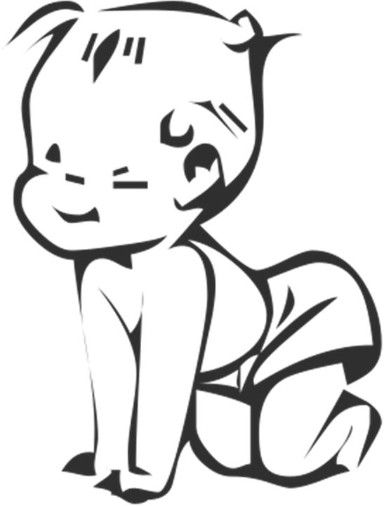Baby Superhero Clipart Free Clipart Images - Prolife Baby - Square Car Magnet (547x720), Png Download