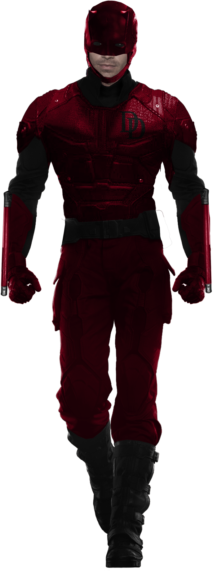 Marvel Daredevil Clipart Daredevil Silhouette - Daredevil Photoshop (1024x2134), Png Download