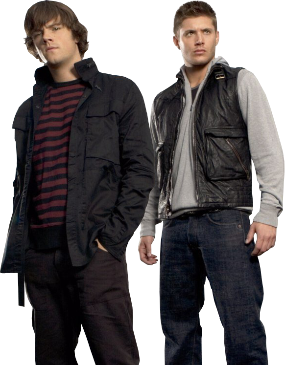 Png Sobrenatural - Sam And Dean Png (582x747), Png Download