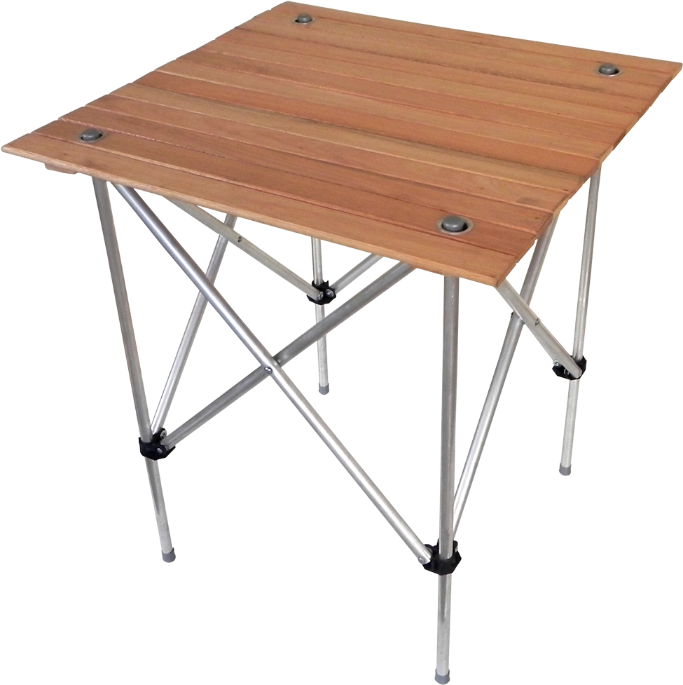Mesa Enrollable De Madera - Defa Woodline Campingtafel - Bijzettafel - 75x55x60/25 (1024x1006), Png Download