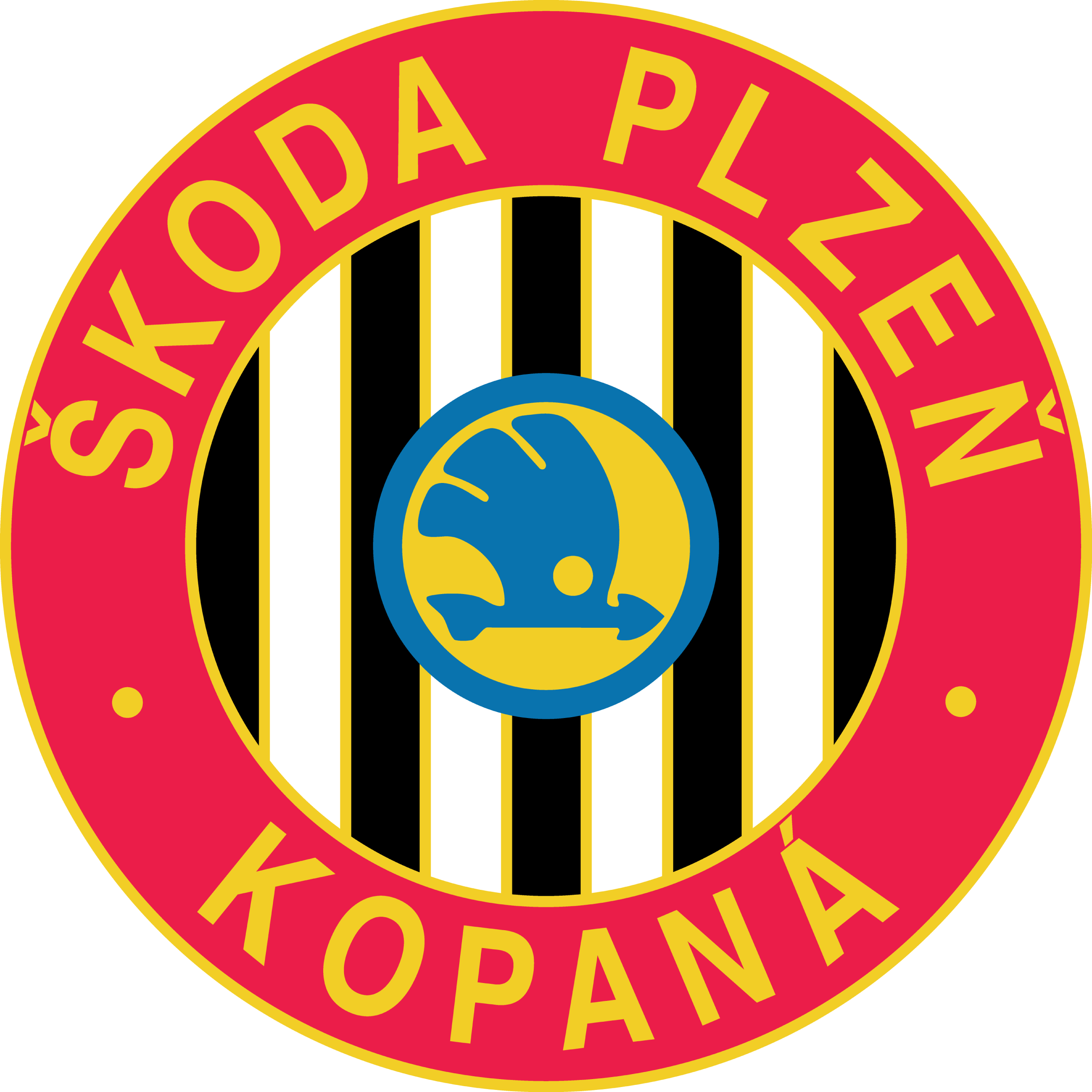 Tj Skoda Plzen European Football, Sports Clubs, Soccer - Circle (2625x2625), Png Download