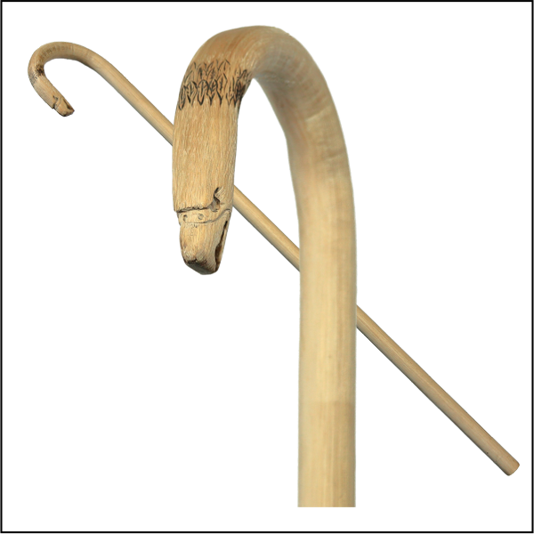 Eagle Head Horn On Pure Hickory Heartwood Thumper Stock - Plywood (600x600), Png Download