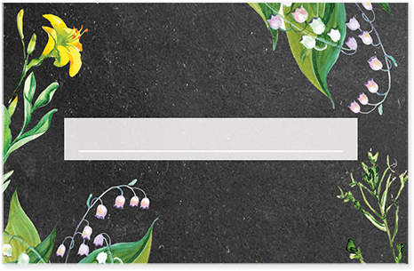 Invitation Mariage Personnalise Chanmpetre Jaune Muguet - Illustration (700x700), Png Download