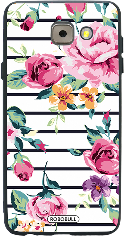 Pink Bloom Streak Galaxy J7 Max - Macbook (800x800), Png Download