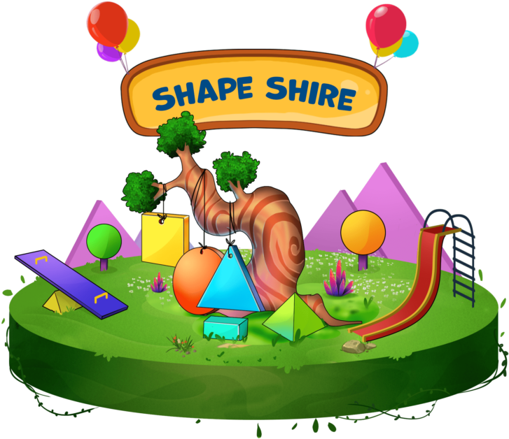 Play School Island Shape Shire (768x691), Png Download