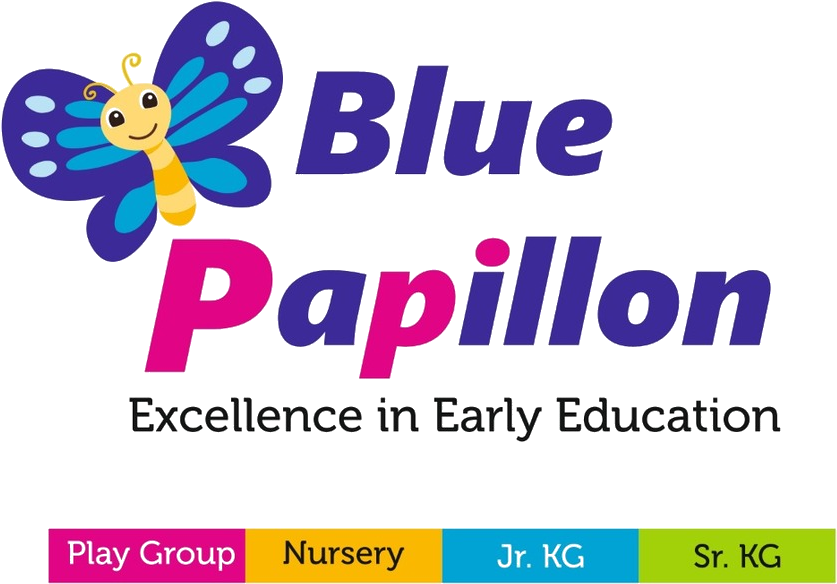 Blue Papillon School Logo (1146x645), Png Download