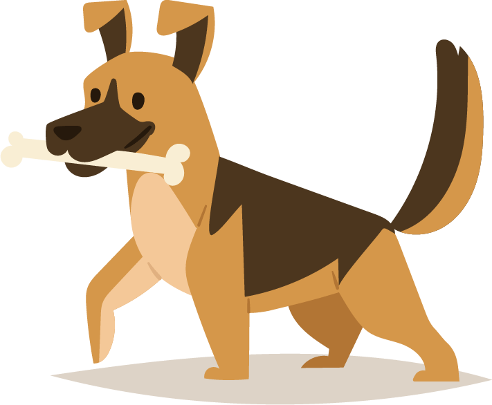 1124 A Calle La Resolana Santa Fe, Nm - Dogs Characters (711x586), Png Download