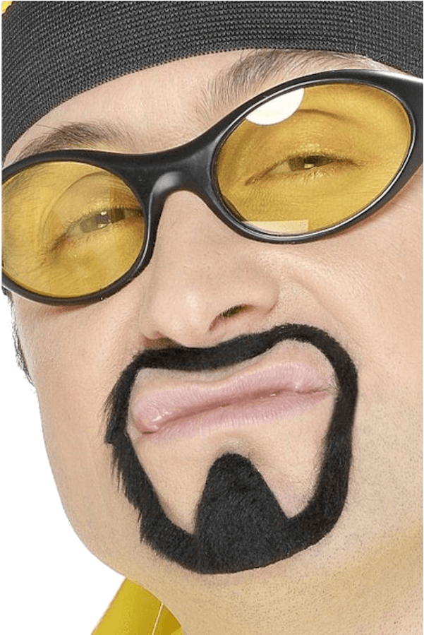 Download Goatee Rapper Beard - Goatee Costume - Full Size PNG Image ...