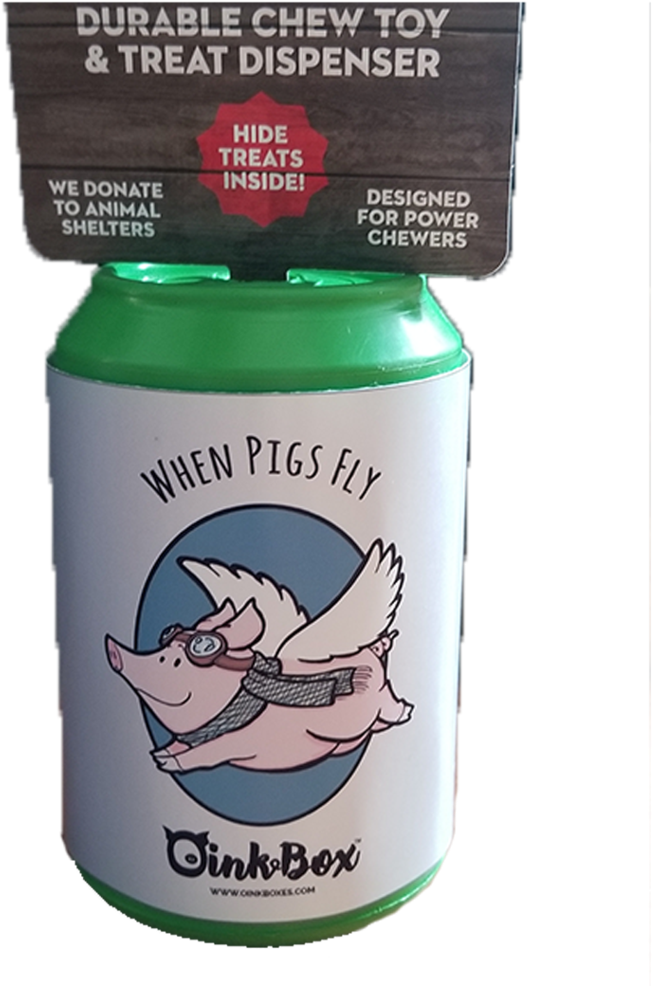 Soda Can Treat Dispensing Toy - Shark (1024x1024), Png Download