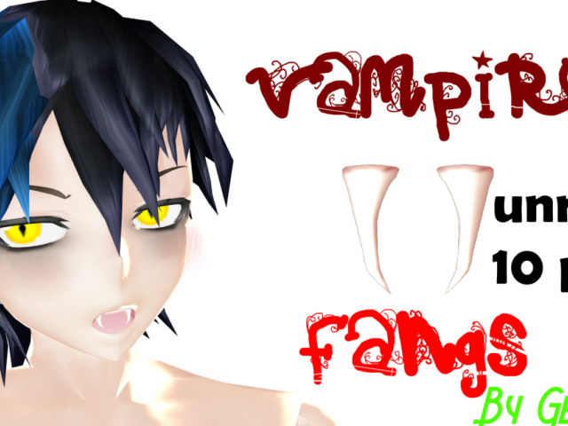 Fangs Clipart Vampire Face - Cartoon (640x480), Png Download