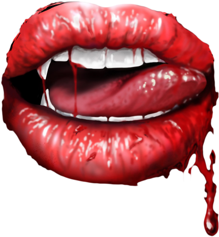 Vampire Fangs - Illustration (600x600), Png Download