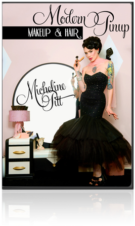 Modern Pinup Makeup And Hair Tutorial 3 Dvd Set - Pin-up Model (500x625), Png Download
