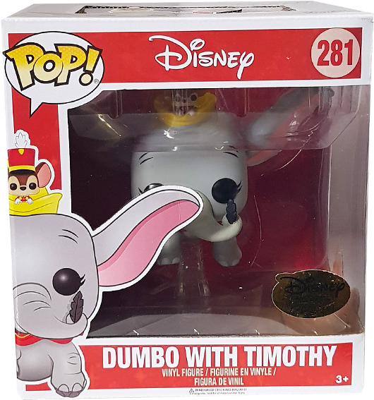 Dumbo With Timothy Disney Treasures Exclusive Pop Vinyl - Dumbo With Timothy Funko Pop (600x600), Png Download