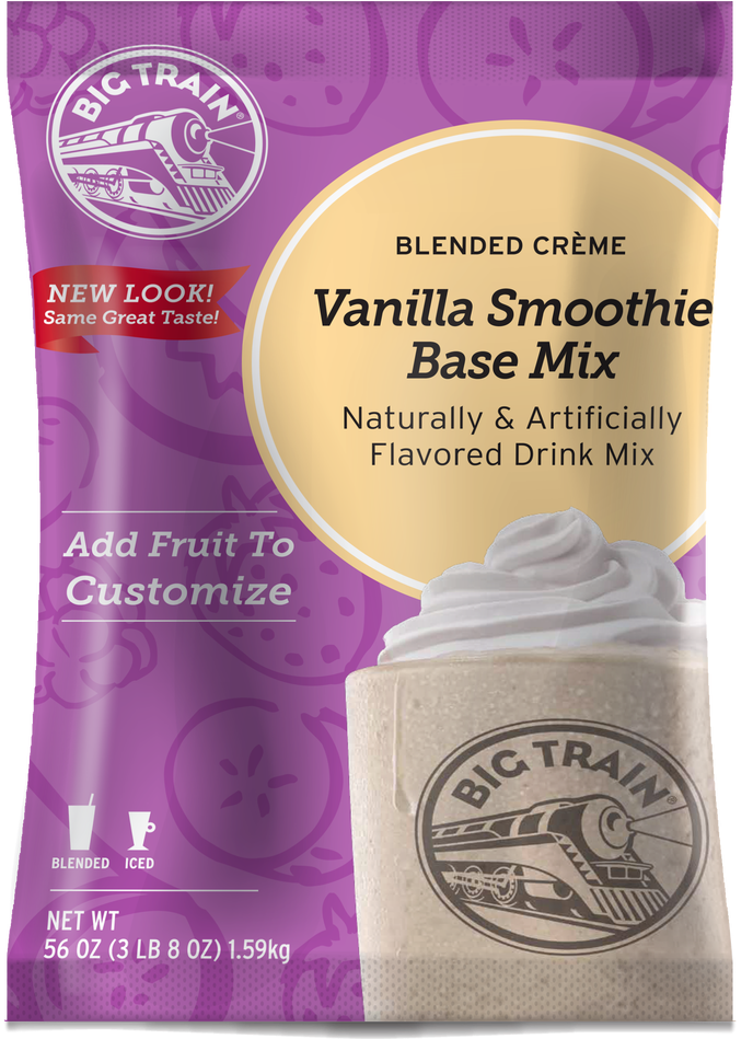 Big Train Vanilla Smoothie Mix - Big Train Smoothie Mix (1024x1280), Png Download