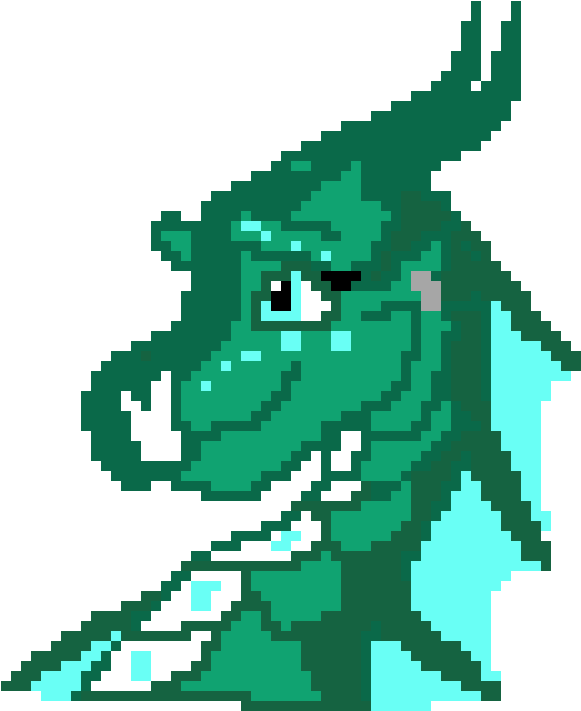 Otter Pixel - Pixel Art Otter (620x750), Png Download