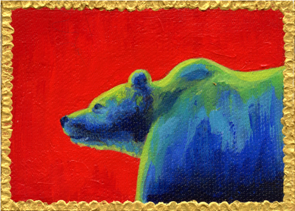 Grizzly Bear - Polar Bear (600x600), Png Download