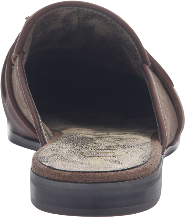 Womens Slip On Loafer Yulia In Otter Back View - Suede (1782x1782), Png Download