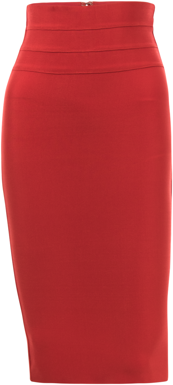 Red Bandage Pencil Skirt (1400x1400), Png Download