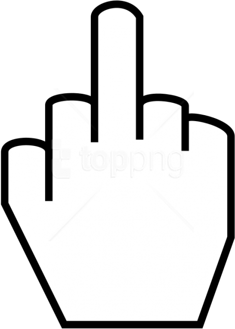 Free Png Middle Finger Png - Illustration (480x662), Png Download