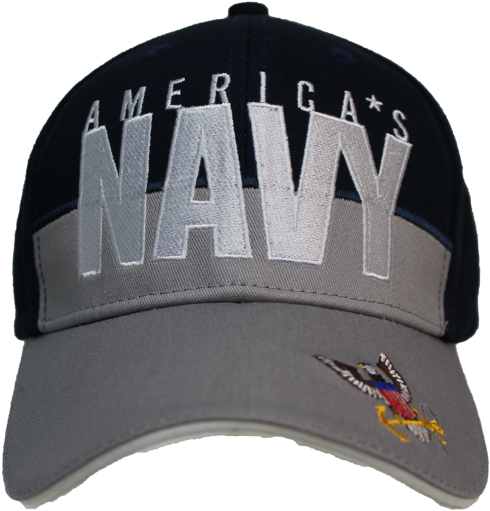 America's Navy Cap Logo Sandwich Bill - Baseball Cap (1280x1280), Png Download