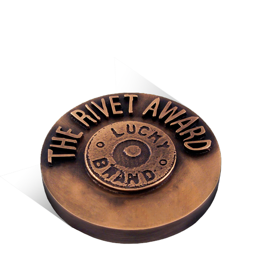 Lucky Brand "rivet Awards" - Circle (540x573), Png Download