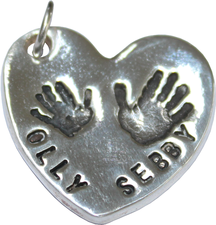 Double Hand Print (1100x904), Png Download