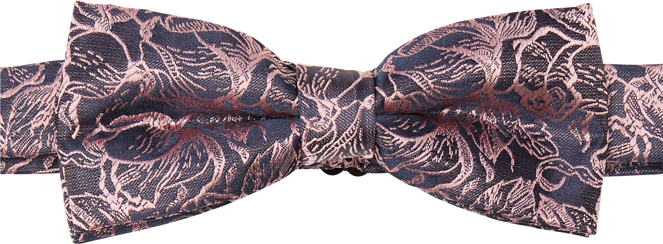 Pink/navy Presley Paisley Bowtie - Paisley (3000x3000), Png Download