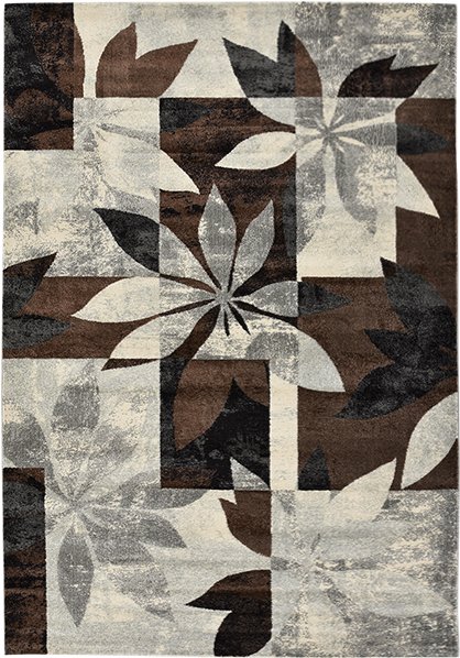 Image For 63x91" Multicoloured Rug With Floral Patterns - Patchwork (519x804), Png Download