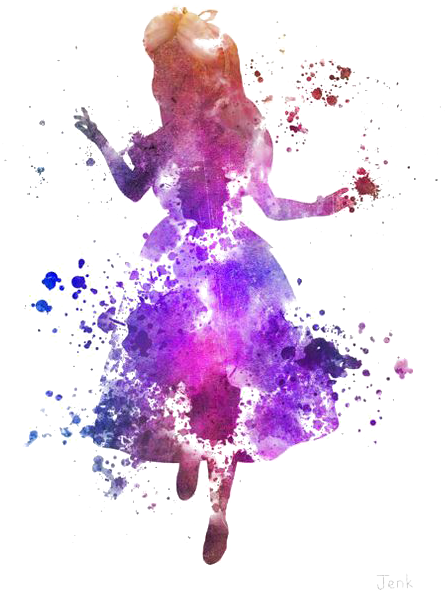 Alices Adventures In Wonderland White Rabbit Cheshire - ภาพ สี น้ำ เจ้า หญิง (564x752), Png Download