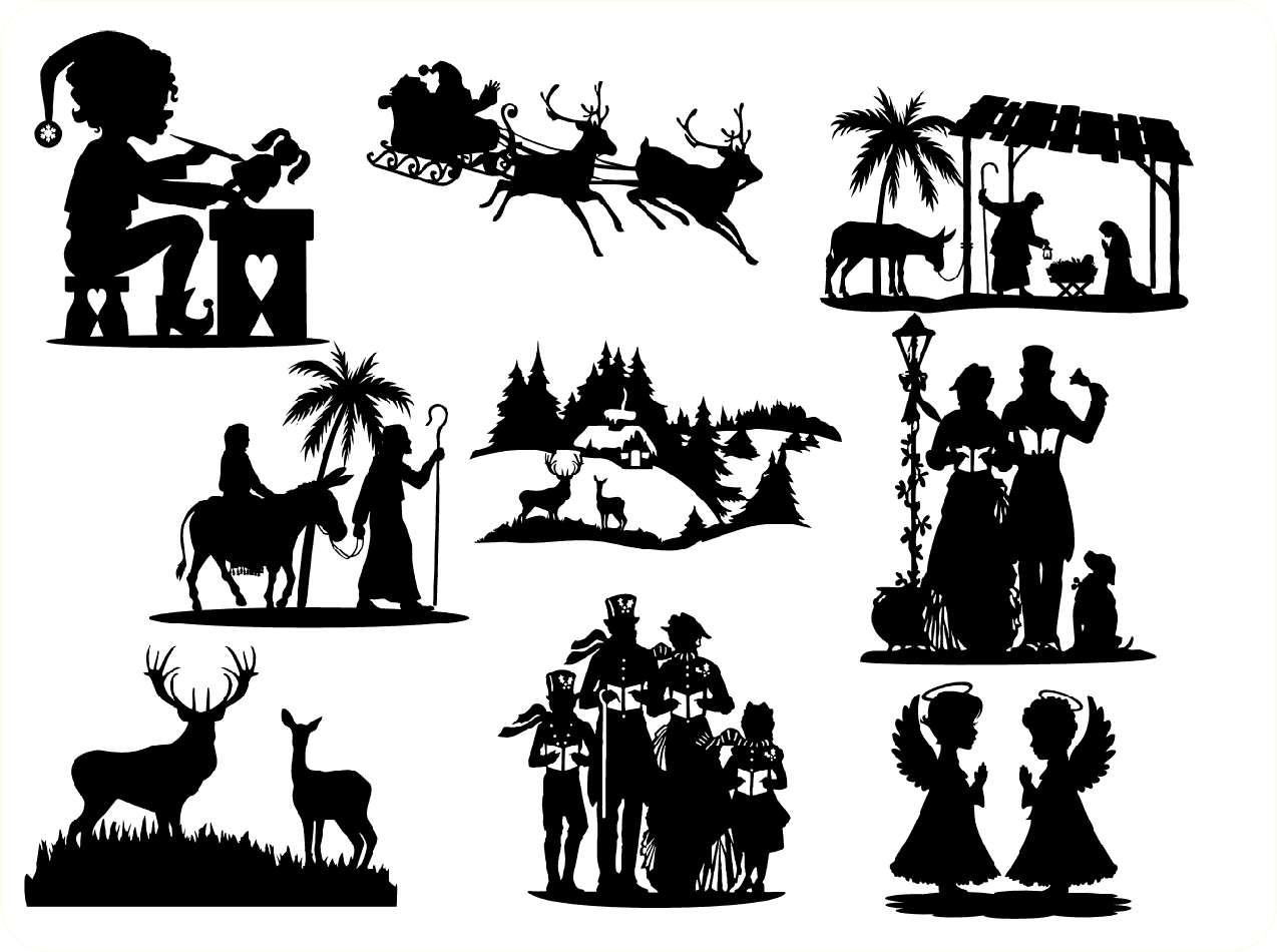 Bitz N Bobz - Silhouette (1274x950), Png Download