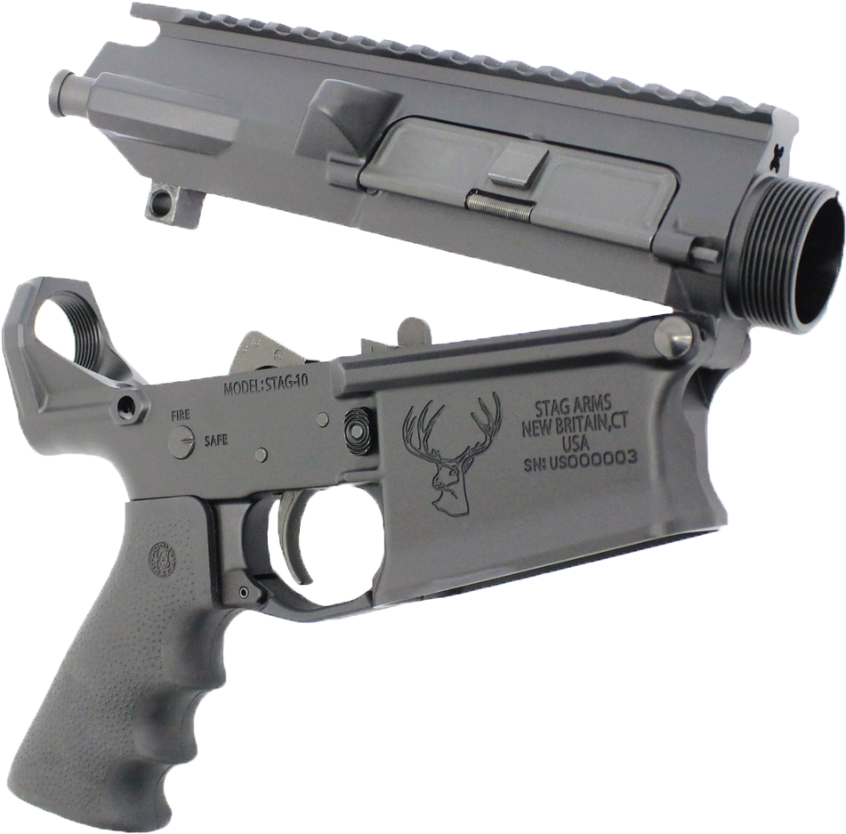 Complete Rifle Non-restricted - Stag 10 Non Restricted (1024x1024), Png Download