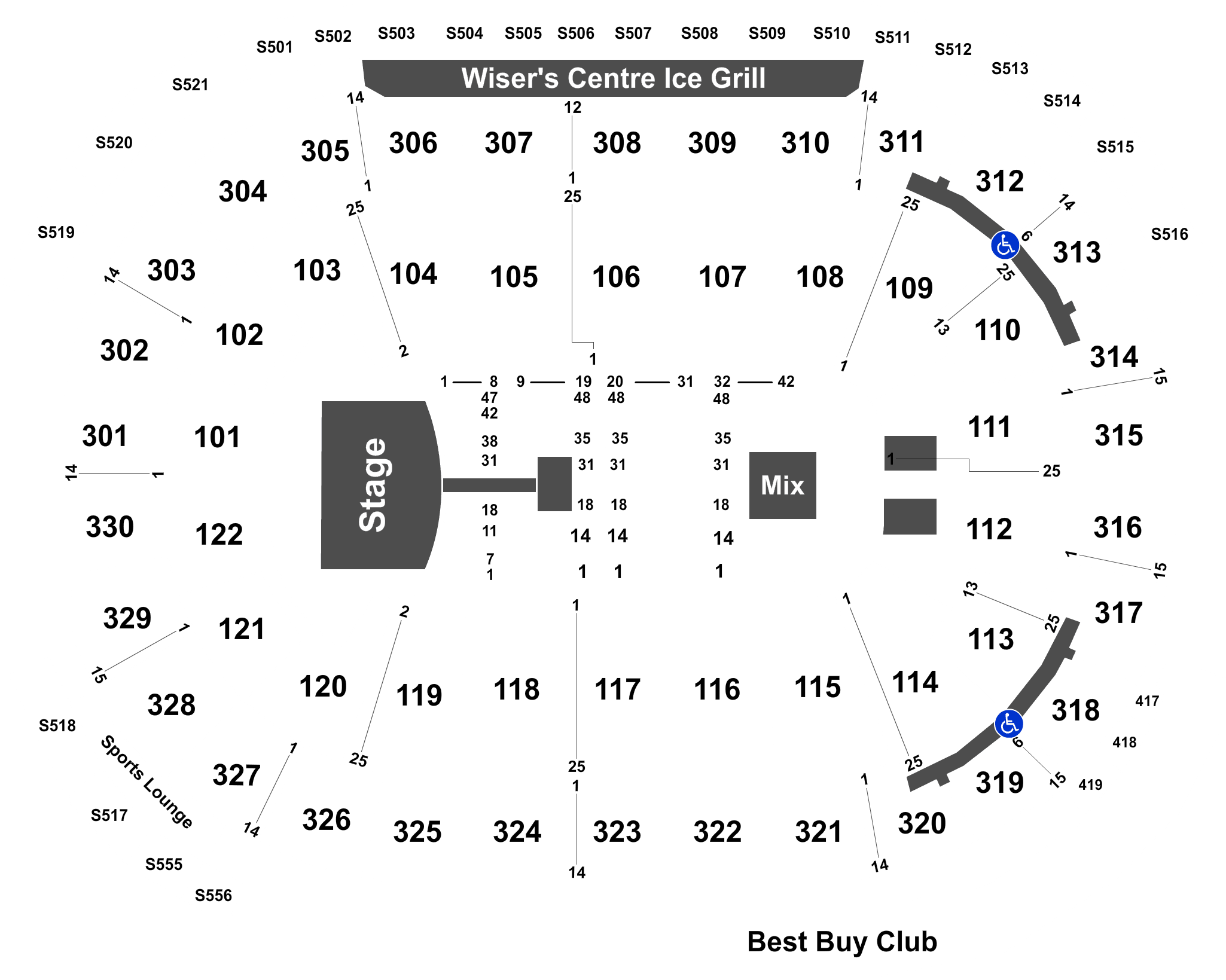 Legend - Rogers Arena (2100x1676), Png Download