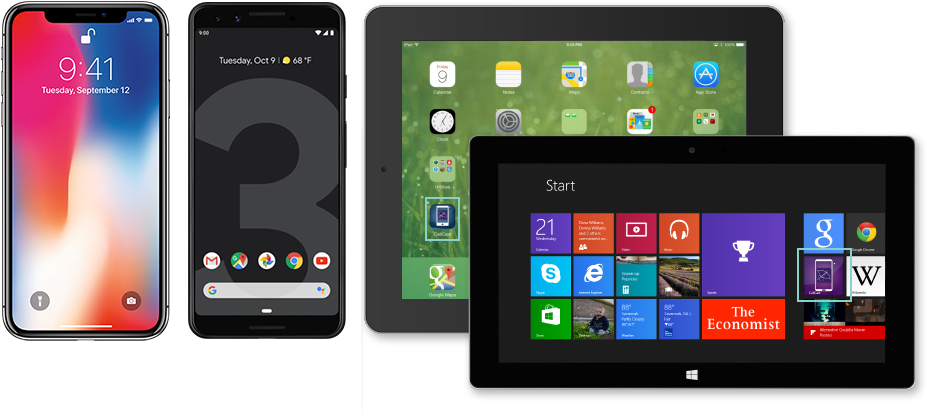 Cellcast Native Apps - Smartphone (950x494), Png Download