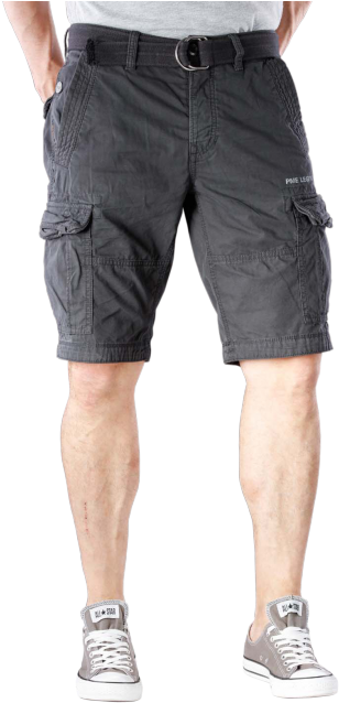 Pme Legend Shorts Engine Fast Forward Twill Black - Bermuda Shorts (490x653), Png Download
