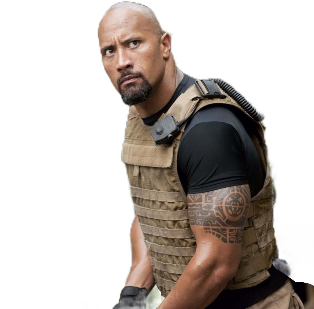 Therock Sticker - Hobbs Fast And The Furious (1024x1008), Png Download