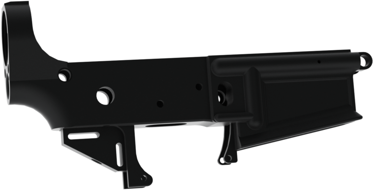 Ar15 Lower 'lite' - Rifle (800x640), Png Download