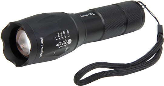 Emergency Led Flashlight - Monocular (543x717), Png Download