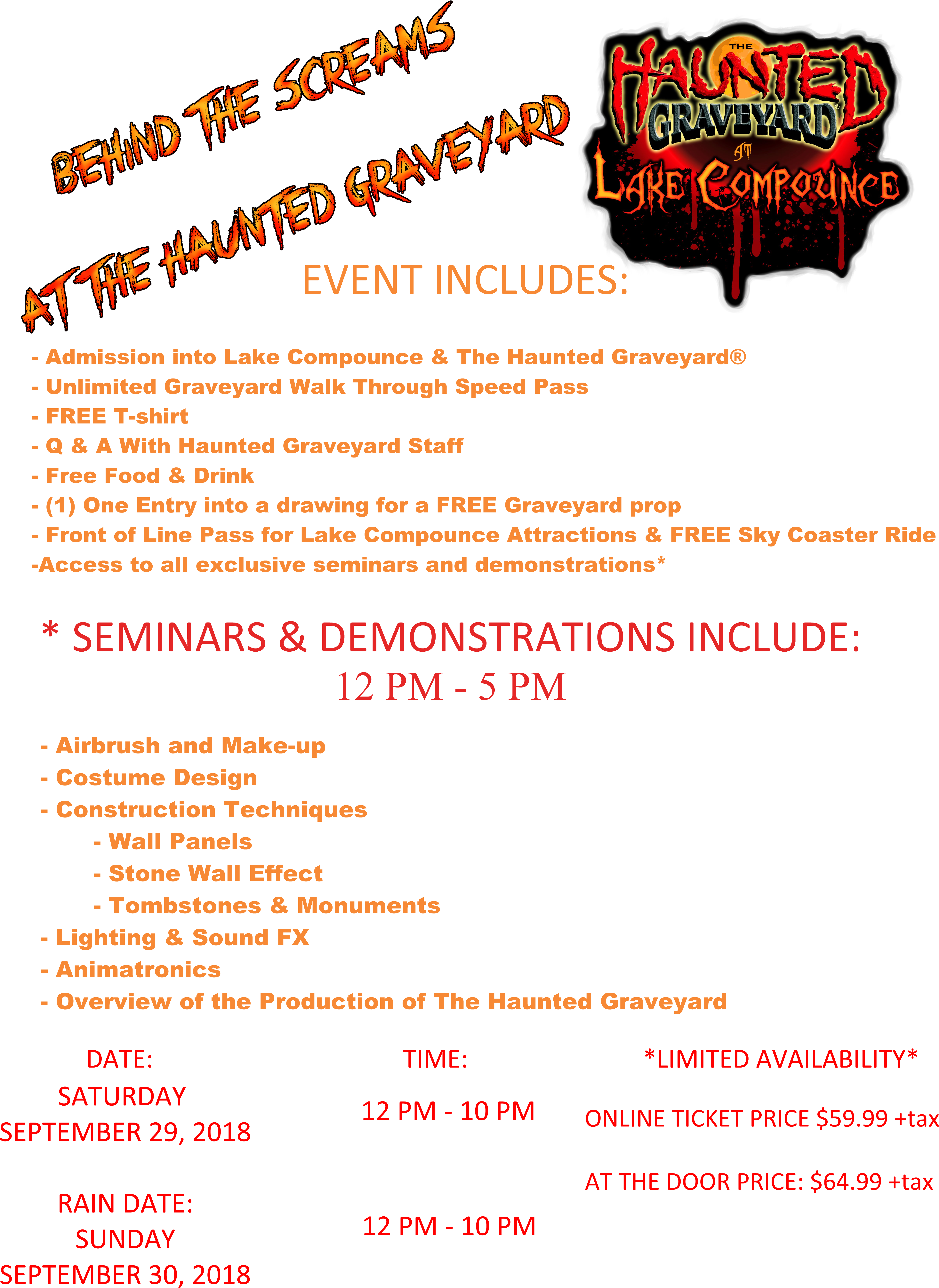Behind The Screams At The Haunted Graveyard - Poster (4961x7016), Png Download