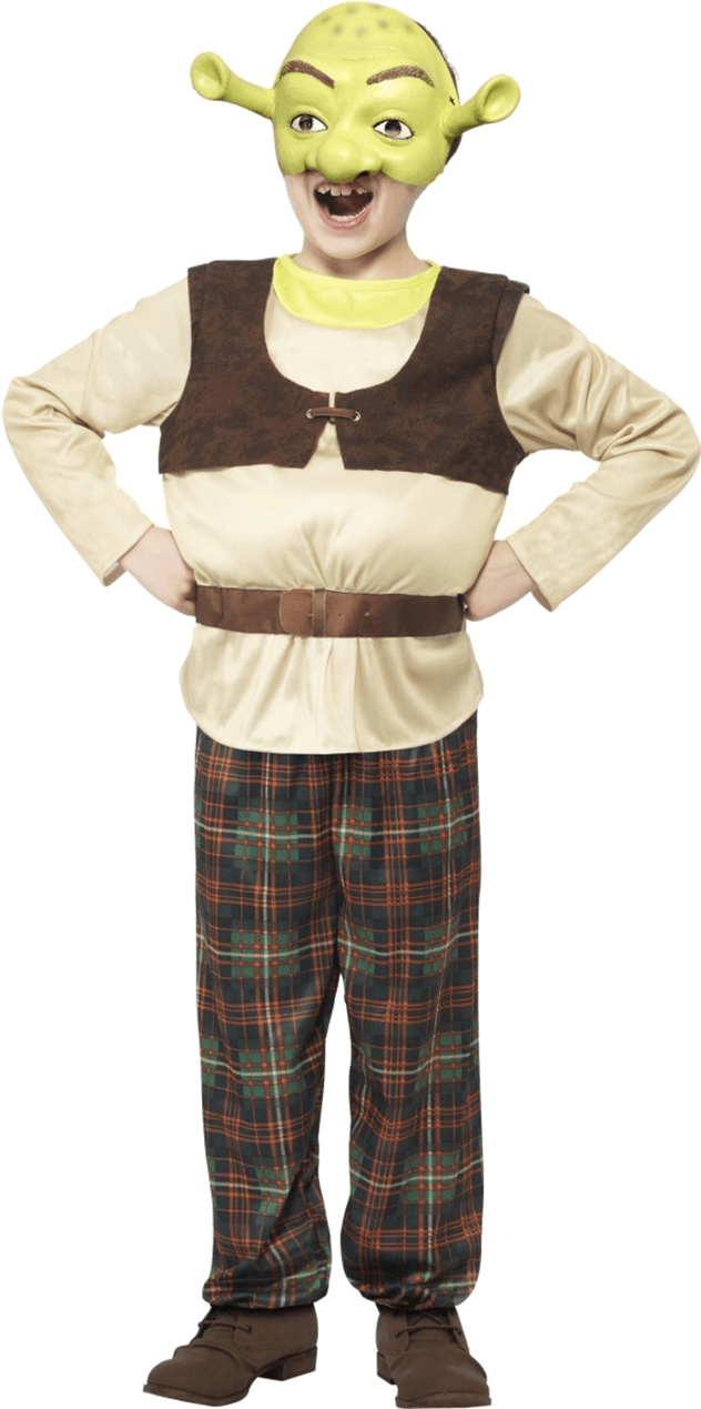 Kids Shrek Costume - Ogre Costumes (800x1268), Png Download