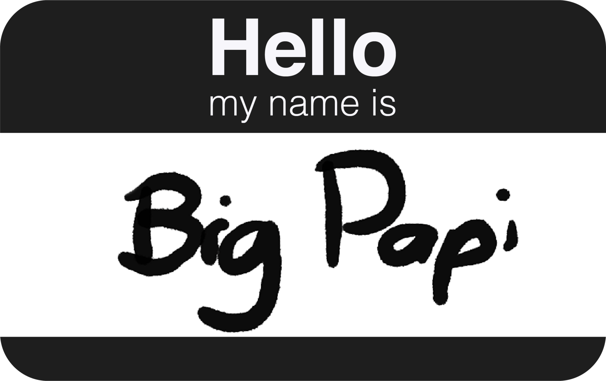 Load Image Into Gallery Viewer, Hello My Name Is Big - Calligraphy (2048x1288), Png Download