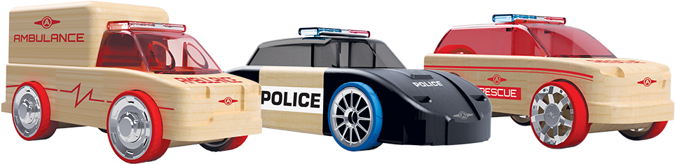 Automoblox Mini 3-pack Rescue Vehicles - Rescue Vehicle 3-pack (1000x1000), Png Download