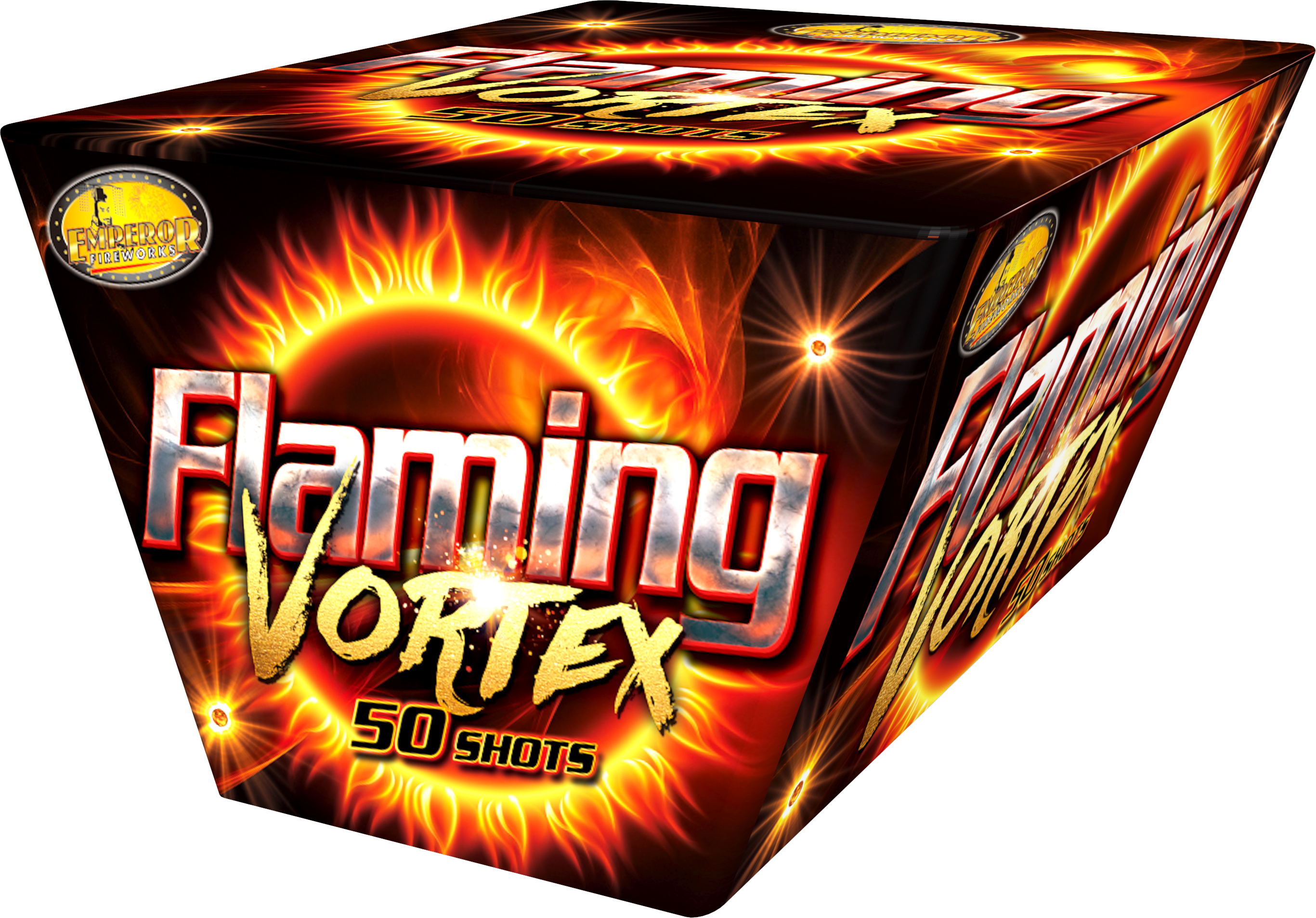 Flaming Vortex 50 Shot - Graphic Design (2733x1905), Png Download