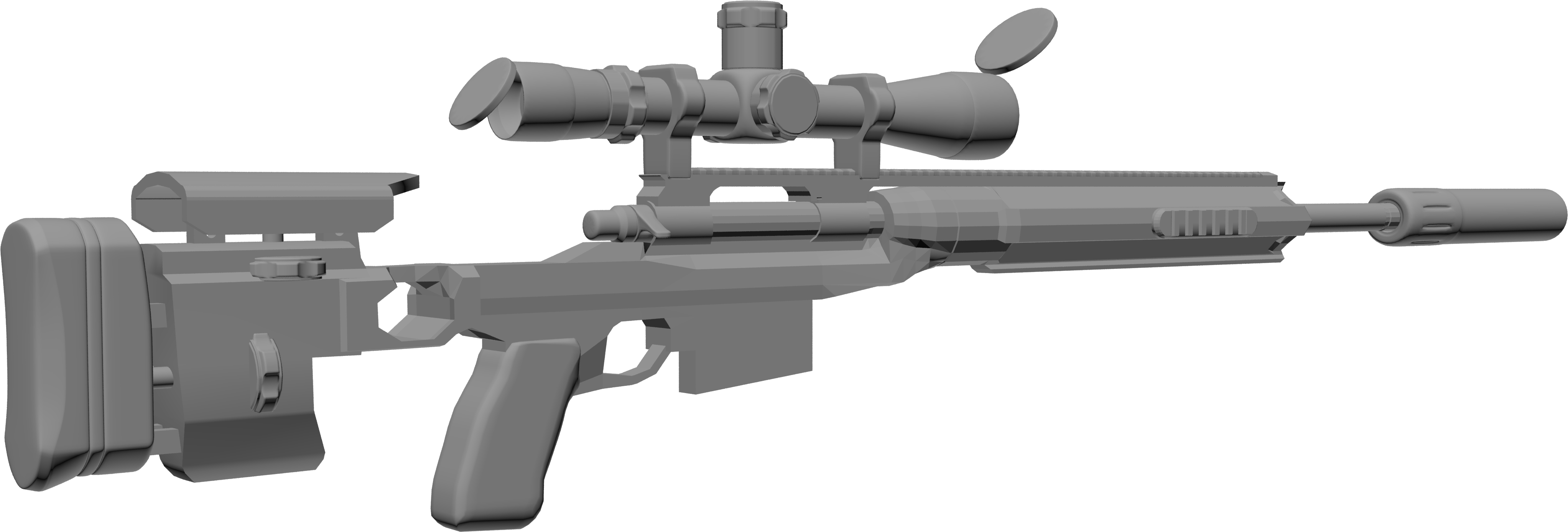 Winchester Sniper Wip (4096x2458), Png Download