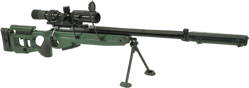 Odstřelovací Puška - Izhmash Sv 98 (853x381), Png Download